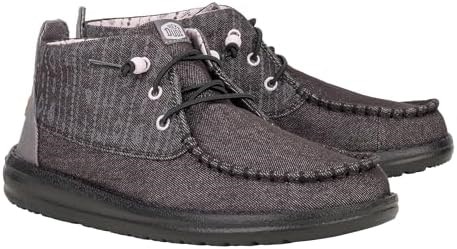 Женские кроссовки Hey Dude Wendy Mid Festival с эластичными шнурками и съемной стелькой из мемори-пены 11075252