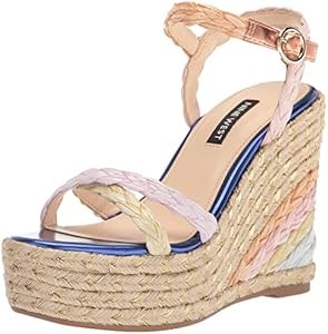 Эспадрильи на танкетке Nine West Caress с регулируемым ремешком и каблуком высотой 11,5 см 11086932