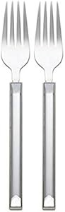 Kate Spade New York Набор прочных вилок для дегустации, 2 шт, из нержавеющей стали, серебряное покрытие, можно мыть в посудомоечной машине 11101932