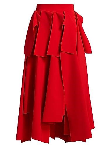 Асимметричная макси-юбка A.W.A.K.E. Mode с резинкой на поясе 11014425