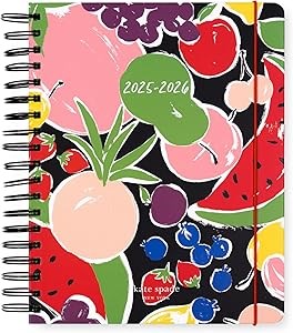 Kate Spade New York Мега-планировщик на 2025-2026 годы, мягкая обложка, еженедельный и месячный, 17 месяцев, 25,4 см х 21,6 см, с наклейками 11059806