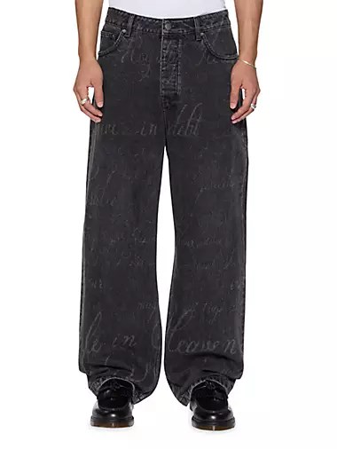 Джинсы Maxx Black Rokk Kursed от Ksubi из плотного денима с пяти карманами и застежкой на молнию 10041421