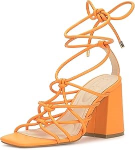 Женские босоножки на каблуке Jessica Simpson Ozias с шнуровкой и комфортной стелькой 10022359