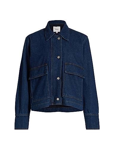 Джинсовая куртка Oakley от Reformation с молнией из 80% регенеративного органического хлопка 11011303