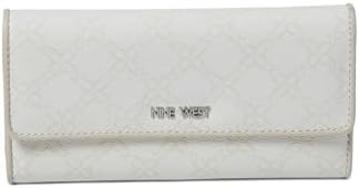 Кошелёк с клапаном на кнопке Nine West Zuri SLG Check Sec с 14 карманами для карт 11066533