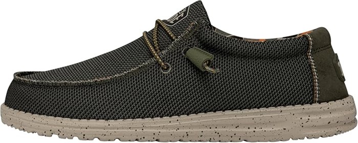 Heydude Мужская обувь Hey Dude Wally Sox Triple Needle с резиновой подошвой и текстильным верхом 11064905