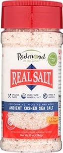 Redmond Кошерная морская соль древнего происхождения, 284 г, без глютена, идеально подходит для приготовления и маринования 11098815