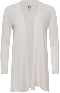 Женский кардиган Anne Klein Nappa с застежкой спереди, 61% полиэстер, 39% вискоза 11062817