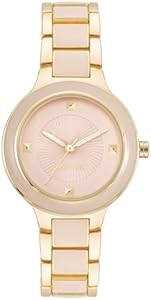 Nine West Женские часы с минеральным стеклом, голубым циферблатом и регулируемым браслетом 11066955