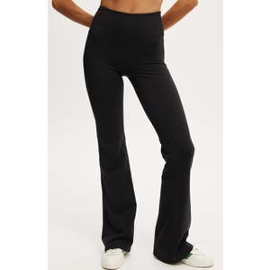 Cotton On Body Женские ультрамягкие студийные лосины с расклешенным дизайном и двойным поясом для комфорта 10044367