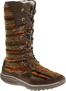 Зимние ботинки Merrell Pechora Sky с высоким голенищем и подкладкой из шерстяной пряжи, высота голенища 25,4 см 11044077