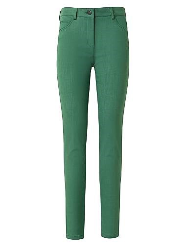 Akris Джинсы Magda из стрейч-денима с высокой талией и узким кроем, 98% хлопок, 5 карманов 11012953