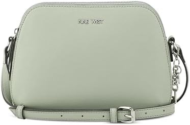 Nine West Сумка через плечо с отражающимся контуром и тройным отделением на молнии, размеры 25,4 x 10,2 x 17,8 см 11045651