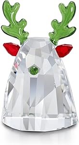 Swarovski Украшение в виде рождественского оленя с многоцветными кристаллами, размером 4,1 x 2,9 x 2,9 см, с 144 гранями 11096099