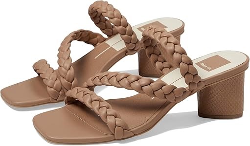 Женские туфли Dolce Vita Zallie на каблуке с искусственным верхом и шнуровкой, стильные плетеные ремешки 11065689