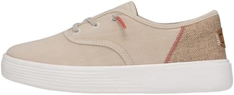 Мужские легкие и удобные кроссовки Hey Dude Conway Craft из льна, белые, размер 9 11093581