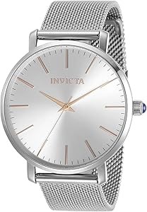 Invicta Женские кварцевые часы с золотым циферблатом, стальным браслетом и водонепроницаемостью до 100 метров 11096018