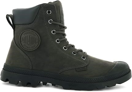 Ботинки Palladium Pampa Cuff WP Lux с водонепроницаемым нубуком и шнуровкой для удобного облегания 11048047
