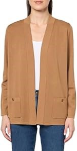 Женский кардиган Anne Klein MALIBU с открытым фасоном, 60% полиэстера и 38% вискозы 11081674