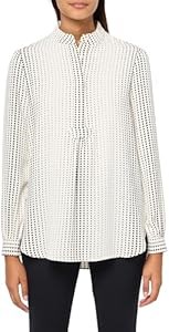 Женский стильный лонгслив Anne Klein с принтом в горох, 100% полиэстер, удобный 11072283