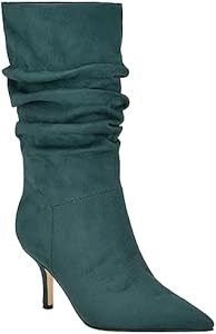 Ботинки Nine West Mycki до середины икры с заостренным носком и каблуком высотой 7 см 11088572