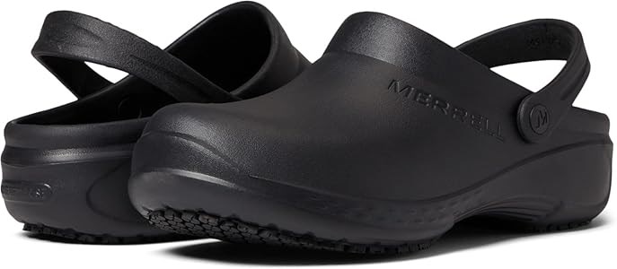 Мужские кожаные шлёпанцы Merrell Encore Service Pro с водоотталкивающим покрытием, амортизацией и противоскользящей подошвой 11076434