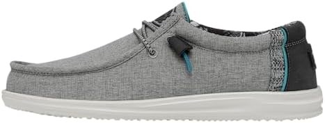 Мужские мокасины Hey Dude Wally H20 с резиновой подошвой и легкой тканью для ежедневного комфорта 11093244