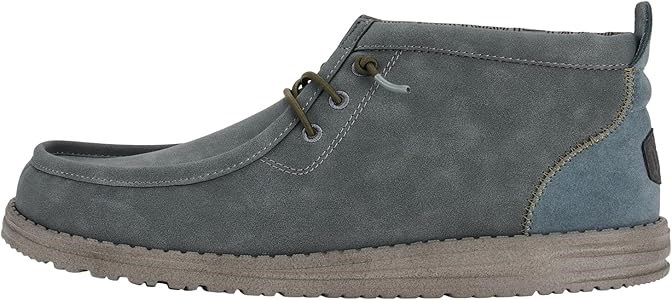 Heydude Мужские кроссовки Hey Dude Wally Mid с резиновой подошвой и качественным текстильным верхом для работы и путешествий 11056527