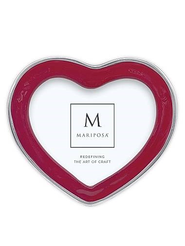 Mariposa Фоторамка в форме сердца 10 х 15 см, из пескоструйного алюминия, в подарочной упаковке 10046204