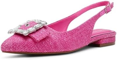 Балетки Anne Klein Kenni на низком каблуке с кристальным украшением 11071417