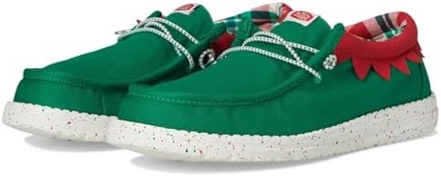 Мужские легкие дышащие кроссовки Hey Dude Wally Holiday Elf с антибактериальной стелькой 11082301