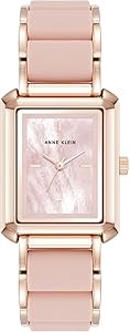 Anne Klein Женские водостойкие часы с черным силиконовым ремешком и золотистыми элементами, водозащита до 30 метров 11041367