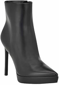 Женские ботильоны Nine West Danise на высоком каблуке с боковой молнией 11081679