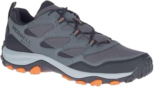 Мужские треккинговые ботинки Merrell West Rim из мягкой замши и дышащей сетчатой текстуры на шнуровке 11066751