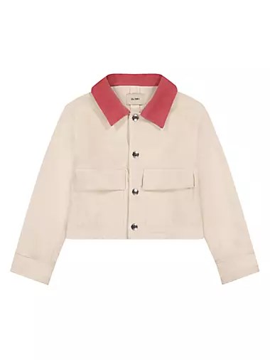 Детская куртка Manning от DL1961 с классическим кроем из 98% хлопка, стильный верхний слой 10043943