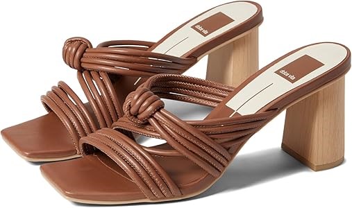 Элегантные туфли Dolce Vita Prena с открытым квадратным носком и скульптурным каблуком 11066377