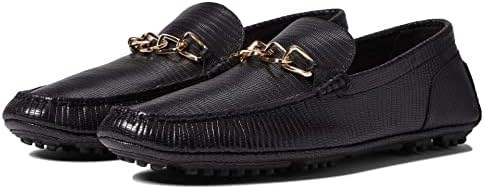 Мужские водоотталкивающие туфли ALDO Davinch из кожи ящерицы с резиновой подошвой и металлическими аксессуарами 11059698