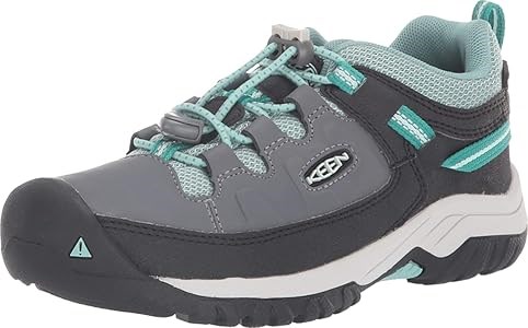 Водонепроницаемые кожаные кроссовки для активного отдыха Keen Kids Targhee Low с мягкой поддержкой и отличным сцеплением 11060000