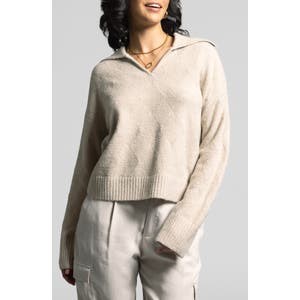 Weekend Los Angeles Лёгкий свитер Prudence с длинными рукавами, воротником Джонни и узором аргайл 10045659