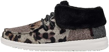 Ботинки Hey Dude Britt с шнуровкой, технологией Flex и отворотом из искусственного меха 11044767