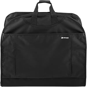 Delsey Paris Чехол для одежды Delsey Helium, легкий, средняя длина, 114 см, черный 11085176