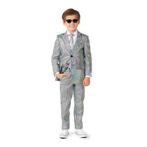 OppoSuits Металлический молодёжный диско-набор из двух частей с лонгсливом и зажимом для галстука 10044240