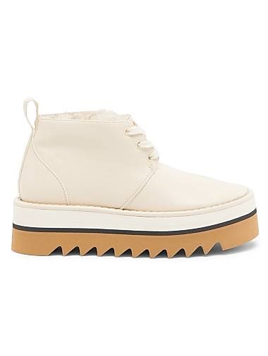 Ботинки Sneakelyse 50MM от Stella McCartney с круглым носом и массивной подошвой на шнурках 11016050