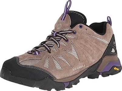 Женские зимние ботинки Merrell Capra с кожаным верхом и подошвой Vibram для легкого перемещения по снегу 11094517