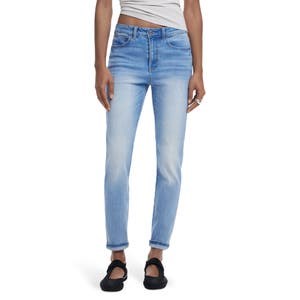 Джинсы Desigual из мягкого денима с прямыми штанинами и пятью карманами, 89% хлопка 10045847