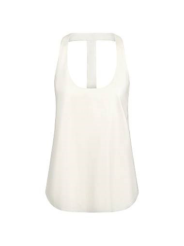 Топ на одно плечо Carries из хлопка и шелка TWP, 70% хлопок, 30% шелк, США 11011891