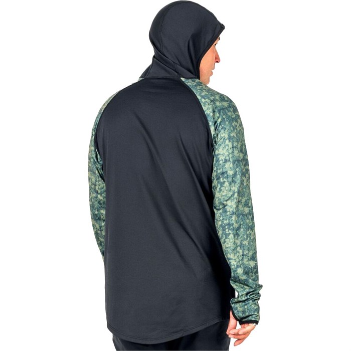 BlackStrap Термолонгслив с капюшоном Therma 2024, идеально подходит для активного отдыха, влагоотводящая ткань и уютный капюшон 11052748