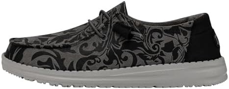 Туфли Hey Dude Wendy Ranch - Gunmetal из замши с резиновой подошвой 11079060