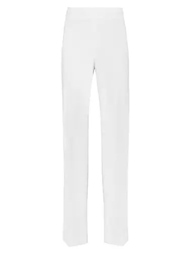 Прямые брюки Santorelli из техно-крепа с чистым поясом, 90% полиэстер, Италия 10041995