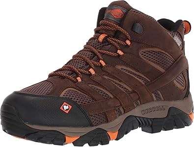 Мужские водоотталкивающие ботинки Merrell Moab Vertex Mid с комфортными стельками и амортизирующей подошвой 11067550